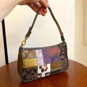 Coach Handbag Legacy Holiday Patchwork